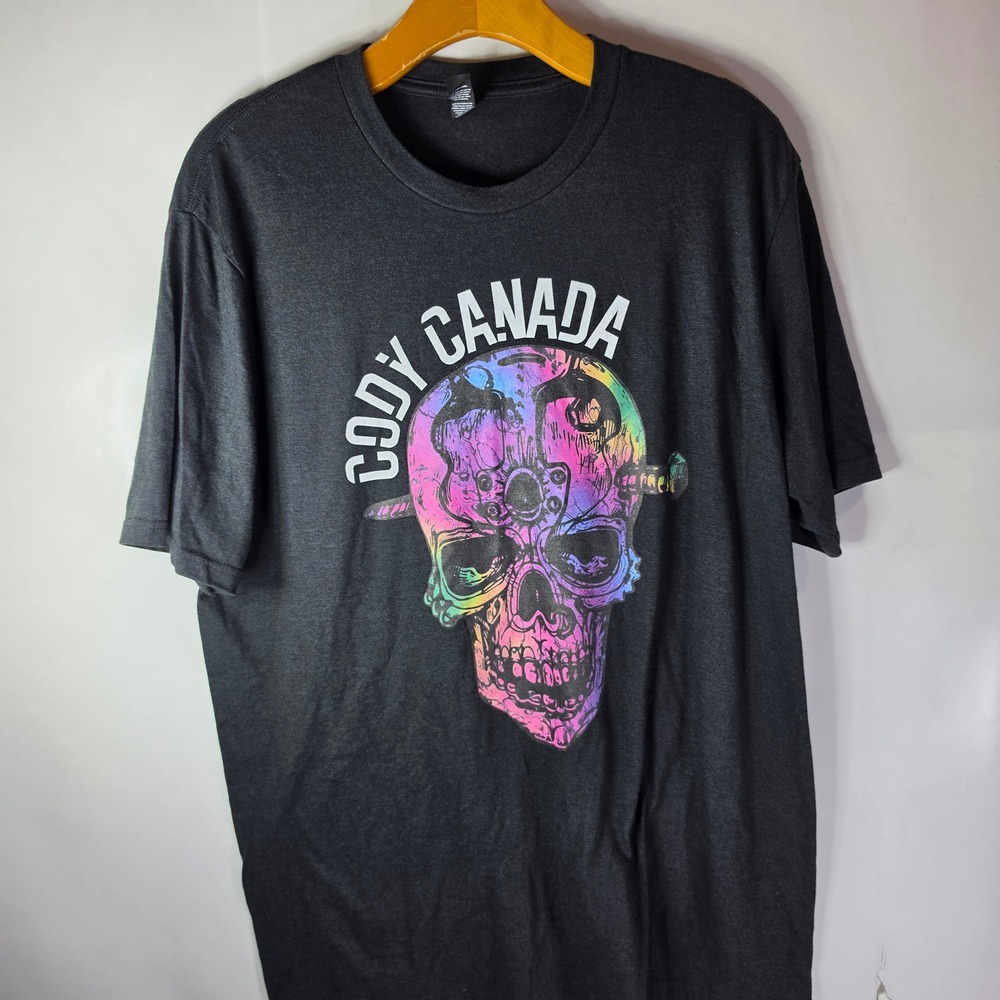 Cody Canada Band T Shirt Mens XL District Perfect Tri Skull Graphic Red Dirt